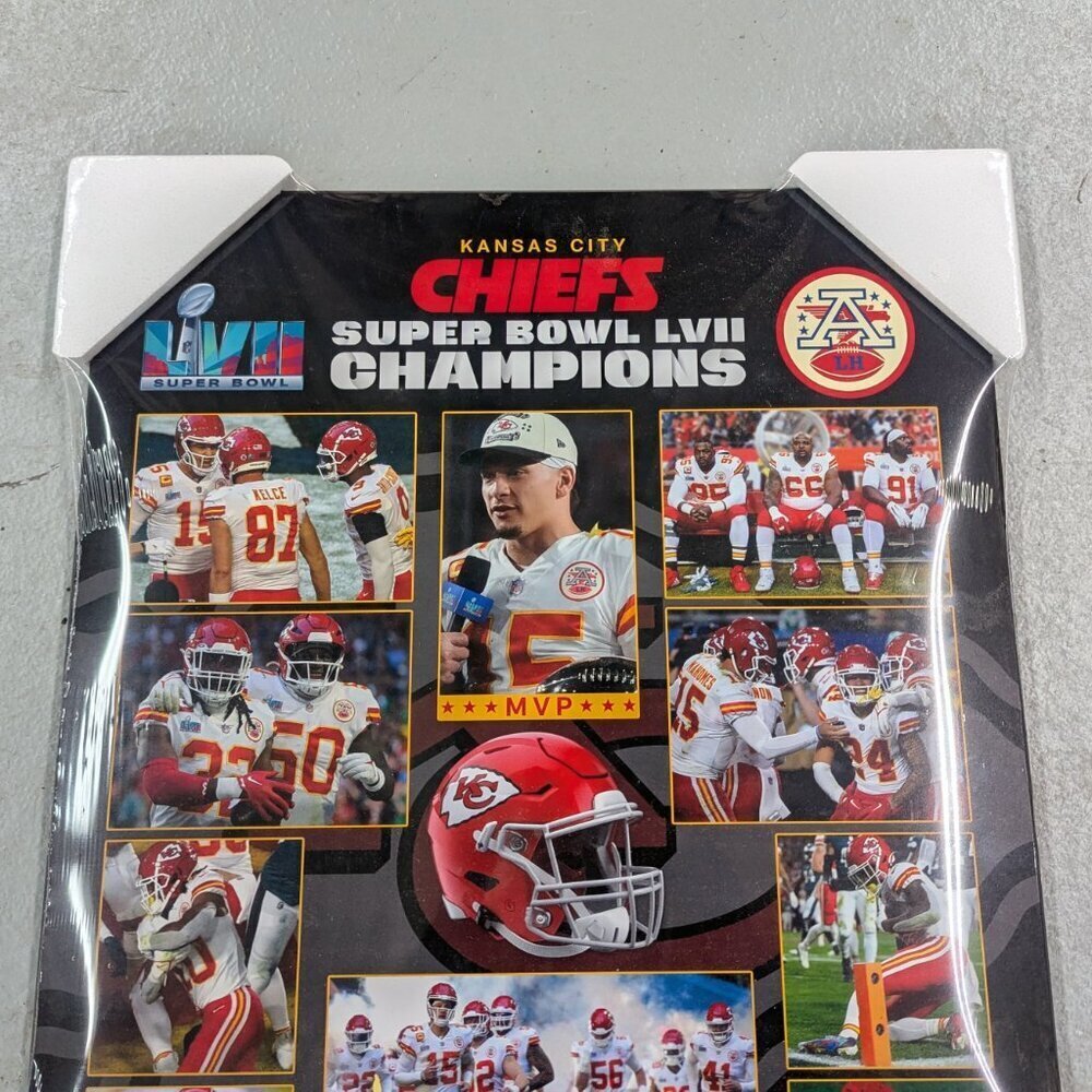 Super Bowl LVII 2023 Kansas City Chiefs - Champions 16x20" Poster-Plaque *NEW* - Picture 2 of 5
